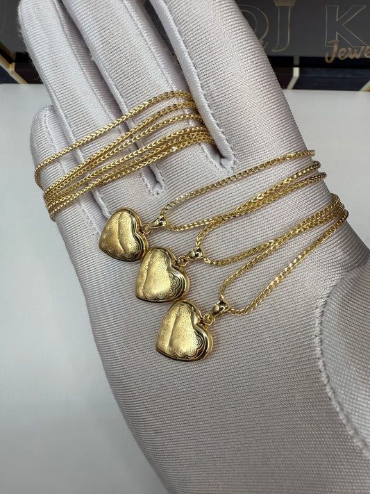 Franco & Heart Locket Set